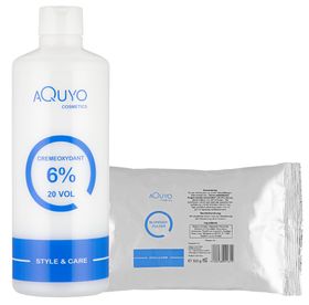 Style & Care Blondierpulver + Creme Oxydant Entwickler 6%