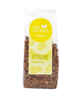teeverliebt – Zitrone Bio Cold Brew | Premium Bio Eistee