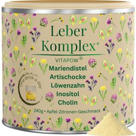 Vitapow Leber Komplex - Mariendistel, Artischocke, Löwenzahn, Cholin, Inositol