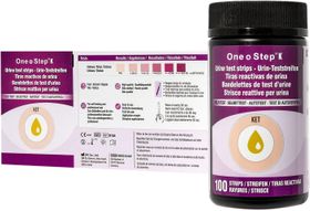 One+Step Keton Teststreifen + Referenzfarbkarte - Urintest - Ketose - ketogene Diät