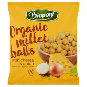 Biopont Hirsebällchen Käse-Zwiebel