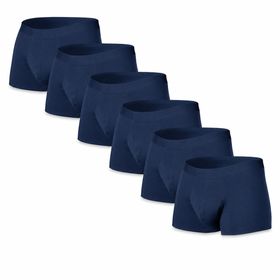 Robin Premium Waschbarer Inkontinenz-Boxershort für Herren bei Urinverlust (L, Dunkelblau)