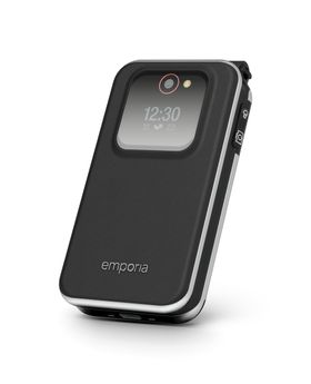 emporia JOY-LTE Smartphone mit Klappfunktion 4G schwarz 2,8 Zoll 128 MB LTE