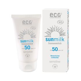 eco cosmetics Sonnenmilch LSF 50 sensitive 75ml