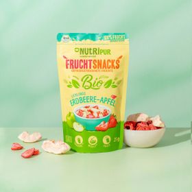 NutriPur gefriergetrocknete Früchte, Erdbeere-Apfel Bio