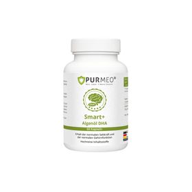 PURMEO Smart+ Algenöl DHA – veganes Omega-3 in Triglycerid-Form - für Herz, Gehirn & Sehkraft