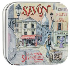 La Savonnerie de Nyons - Metallbox mit Seife "Montmartre"
