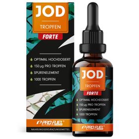 ProFuel - Jod Tropfen FORTE 1000x mit 150 µg Jod pro Tropfen