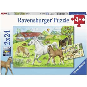 ravensburger Stallpuzzle 2x24 Teile
