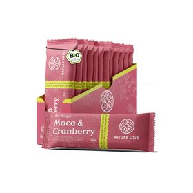 NATURE LOVE® Bio-Riegel - Maca & Cranberry