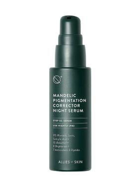 ALLIES OF SKIN Mandelic Pigmentation Corrector Nacht‑Serum – sichtbar aufgehellt