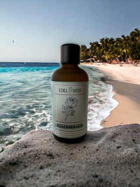 Edel Rosenwasser für Gesicht- und Körper