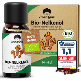 Emma Grün® ätherisches Bio Nelkenöl naturrein & hochdossiert