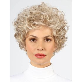 Perücke Carlotta von Lofty in Mittelbraun/Bernsteingold gesträhnt