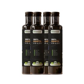 SANUUS® Premium Bio Hanföl 100% kaltgepresst 4x500ml