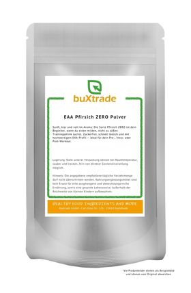buXtrade EAA Pfirsich ZERO Pulver