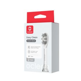 Oclean Bürstenkopf Easy Clean 2er Pack, Grau
