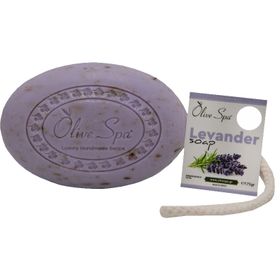 Olive-Spa - Handgemachte Kordel-Seife mit Lavendel-Duft