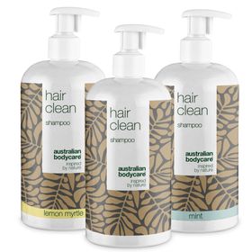 Australian Bodycare Set mit 3 Hair Clean Shampoos