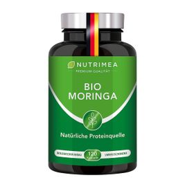 Nutrimea MORINGA Oleifera Kapseln | 100% BIO OHNE Zusätze | Energy Caps 4 MONATSVORRAT