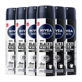 NIVEA MEN Deodorant Black & White Invisible Original Deo Spray