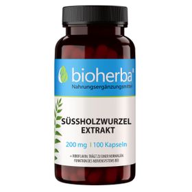 Süssholzwurzel Extrakt 200 mg 100 Kapseln PZN 18216798