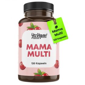 Mama Multi 3-in-1 Multivitamin (120 Kapseln = 4 Monate) für Kinderwunsch Schwangerschaft Stillzeit