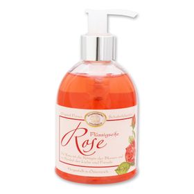 Flüssigseife Rose mit Spender Bio Schafmilch
