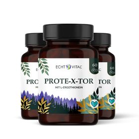 Echt Vital Prote-X-tor Kapseln mit L-Ergothionein, Resveratrol und NADH
