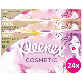 Kleenex Cosmetic Kosmetiktücher-Box Taschentücher extra-weich 3-lagig