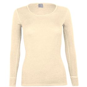 wobera ANGORA Damenunterhemd langer Arm 40% Angora