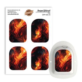 Diasticker® Omnipod Stickerset "Fire"