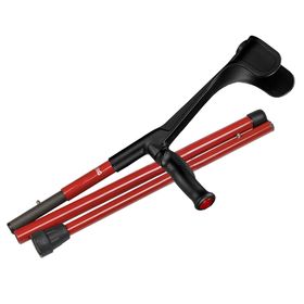 Ossenberg Reisestütze Carbon, ultraleicht 545 g – faltbar, ergonomischer Softgriff (rechts)