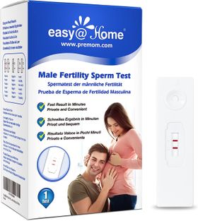 Fruchtbarkeitstest Sperma Test für Männer Easy@Home 1 x Spermientest  Zeugungsfähigkeit Schnelltest