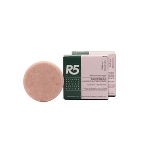 R5 Festes 2-in-1 Shampoo 2 Stück, integrierter Conditioner, natürlichen Ursprungs