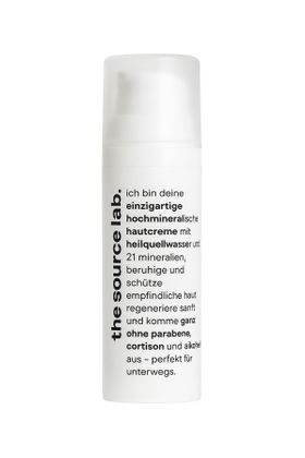 the source lab. von Quellmed - Pflegende Hautcreme Travel Edition