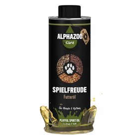 ALPHAZOO Spielfreude Futteröl für Hunde und Katzen