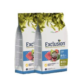 Exclusion Mediterraneo Noble Grain Adult Thunfisch Doppelpack für Hunde