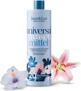 Jean & Len Universalwaschmittel Wasserlilie & Hibiskus