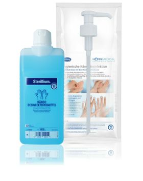 Sterillium Classic Händedesinfektionsmittel Set mit Horn Medical Dosierpumpe