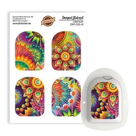 Diasticker® Omnipod Stickerset "Lebe bunt"