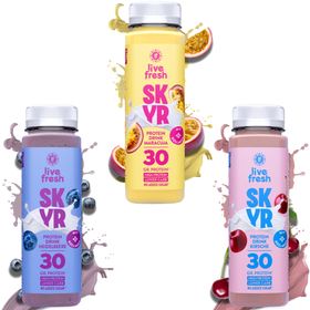 LiveFresh Skyr High Protein Drink - Probierpaket -  Proteinshake Alternative  - 4,50€ Pfand