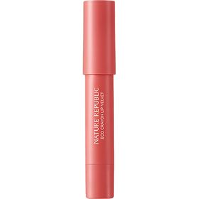 NATURE REPUBLIC By Flower Eco Crayon Lip Velvet Lipstick 02 Pink Breeze .
