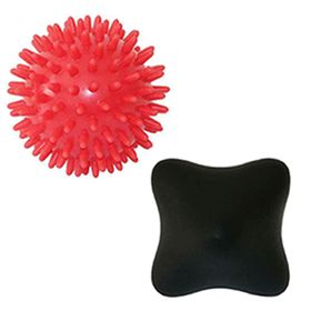 Sporttrend24 Faszienballeckig + ø Massageball Iall