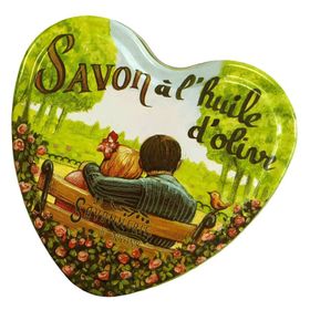 La Savonnerie de Nyons - Metallbox mit Seife - Herz