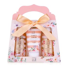 Accentra – Duschset Frauen Geschenkset HONEY JASMINE in schöner Geschenkbox