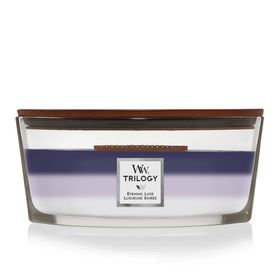 WoodWick Trilogy Evening Luxe Duftkerze mit Docht