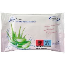 MyCare feuchter Waschhandschuh, unsteril, 15x23cm