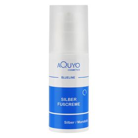 Blueline Silber Fusscreme für trockene, empfindliche und rissige Füße | Fußcreme mit Microsilber