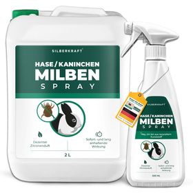 SILBERKRAFT Milbenspray Hase/Kaninchen
